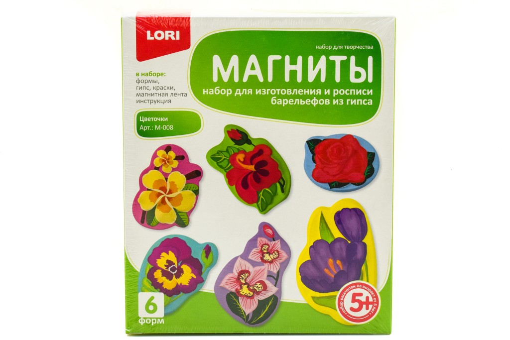 М-008 Фигурки на магнитах "Цветочки"