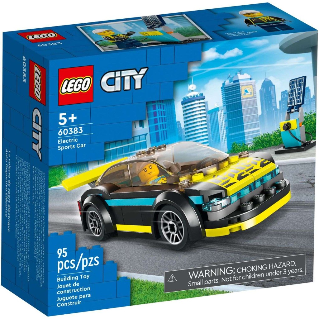 Игрушка  Конструктор LEGO City Электрический спортивный автомобиль 60383