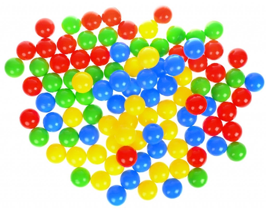 Шарики для сухого бассейна (80 шт. в сетке)