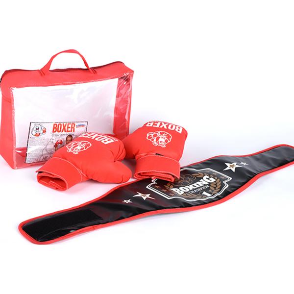 Боксерский набор (пояс, перчатки) 