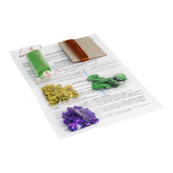 Цв-036 Цветы из пайеток "Виола"