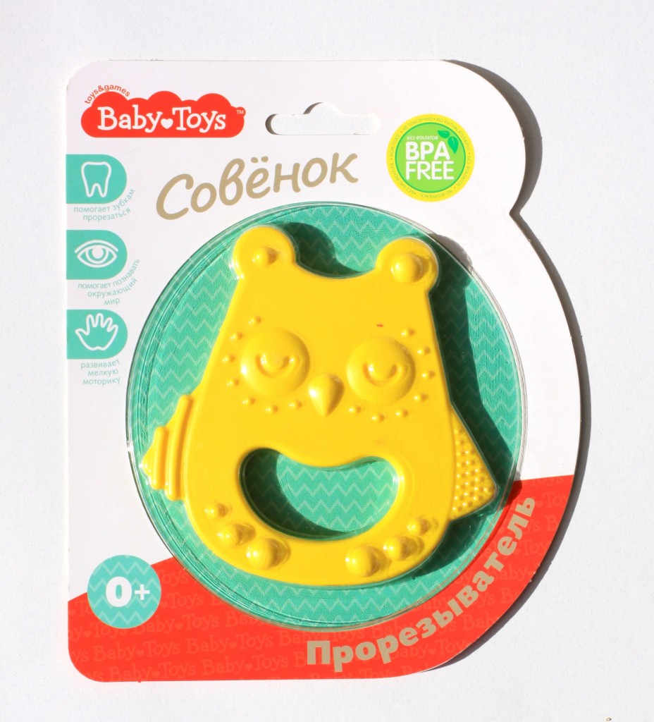 Прорезыватель "Совенок" Baby Toys арт.04134