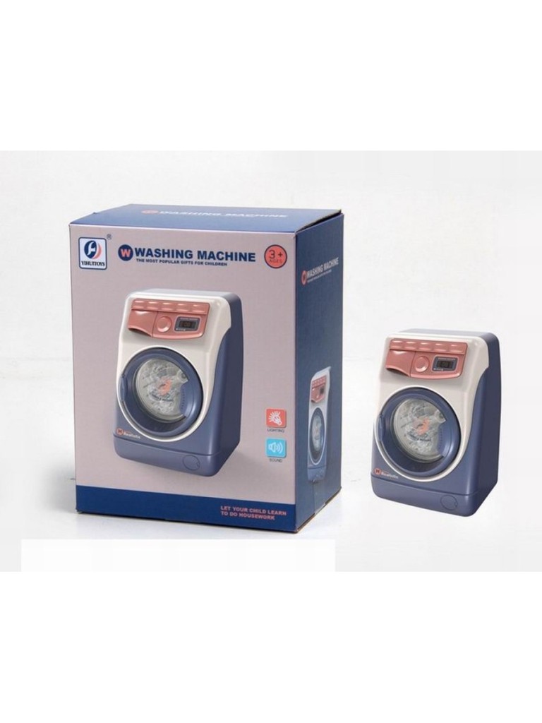 Игрушка №YH129-3CE Стиральная машинка/звук,свет/коробка/17*9,5*14,5