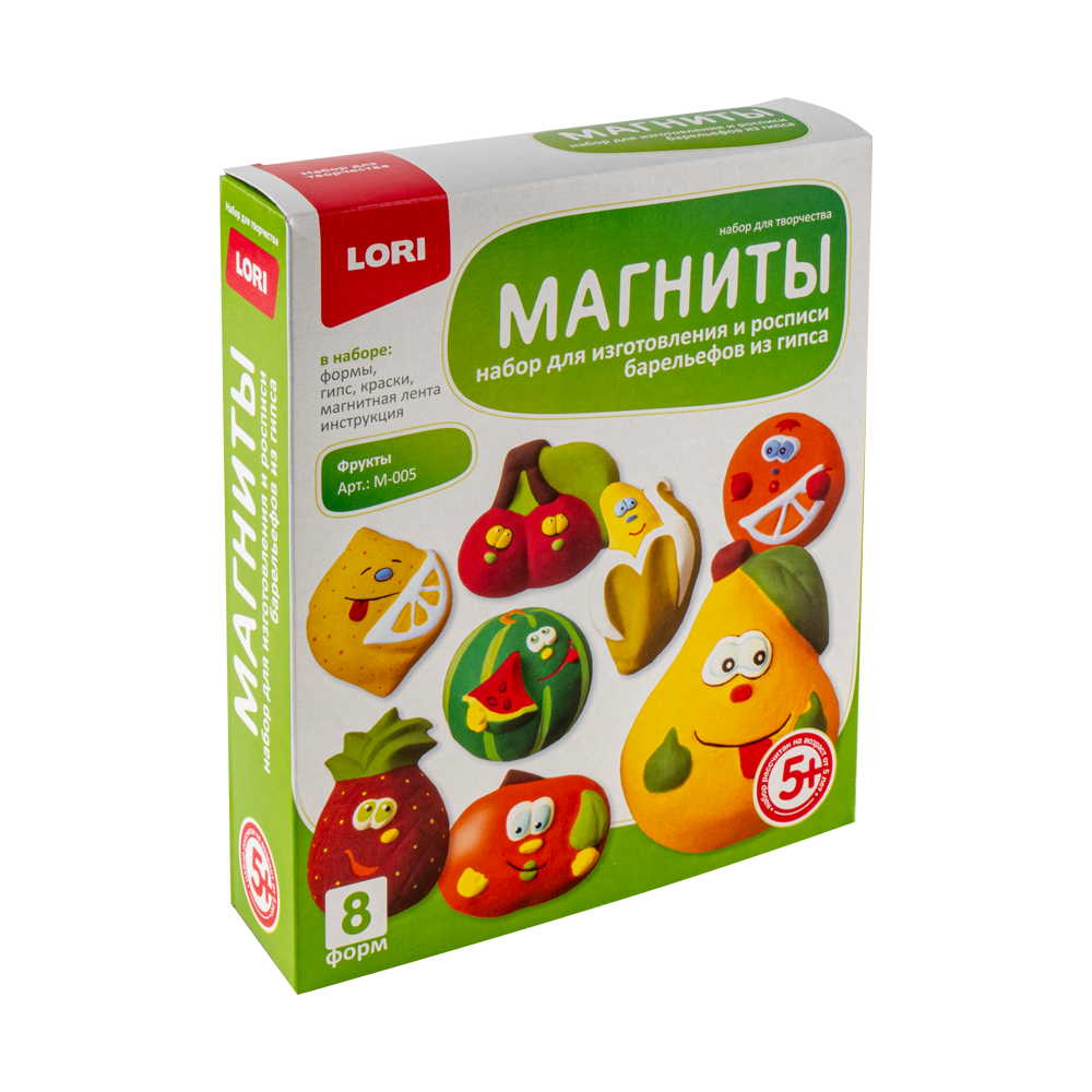 М-005 Фигурки на магнитах "Фрукты"