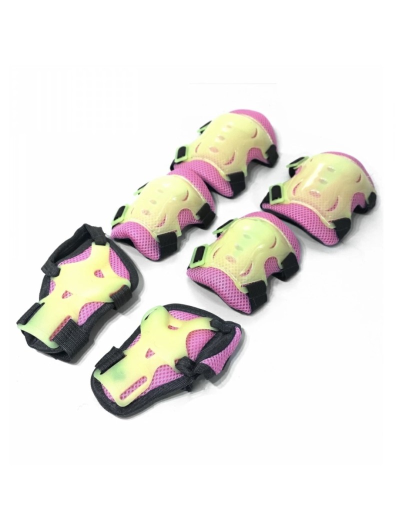 Защита для роликов, скейтов (цвет в ассортим.), светятся в темноте 