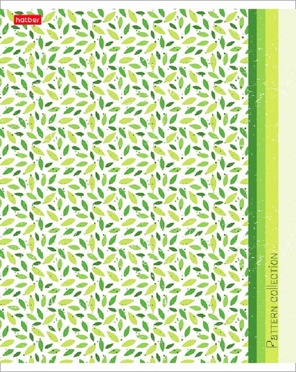 Тетрадь А5 48 л. линия ХАТБЕР "PATTERN COLLECTION", скоба, 5 диз. в блоке (1/10/100) (48Т5В2 Pattern