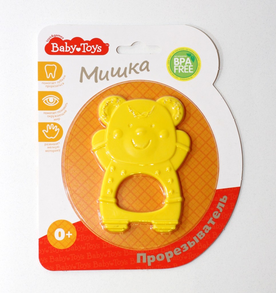 Прорезыватель "Мишка" Baby Toys арт.04132
