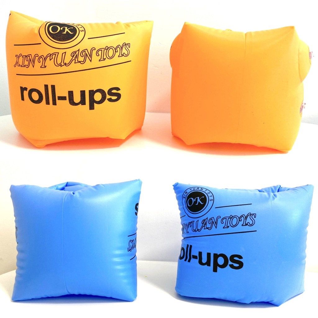 Нарукавники детские (цвет оранж, синий), размер 17,5*24см, от 3-6 лет 