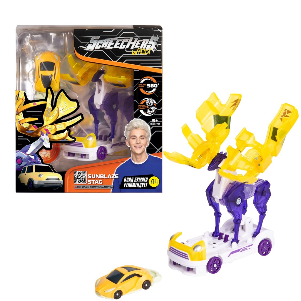 Дикие Скричеры. Игровой набор Санблейз Стаг L2. ТМ Screechers Wild