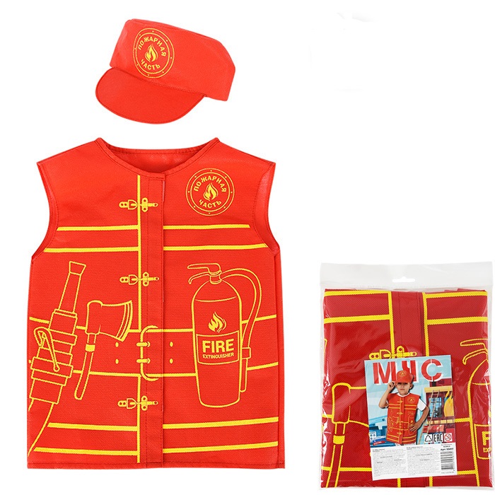 Набор МЧС: жилет, шапка (20 шт)