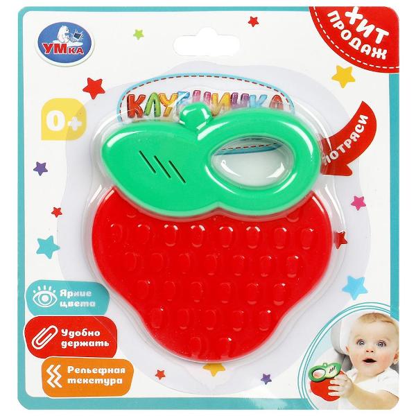 Прорезыватель клубничка блист, без бат Умка в кор.120шт