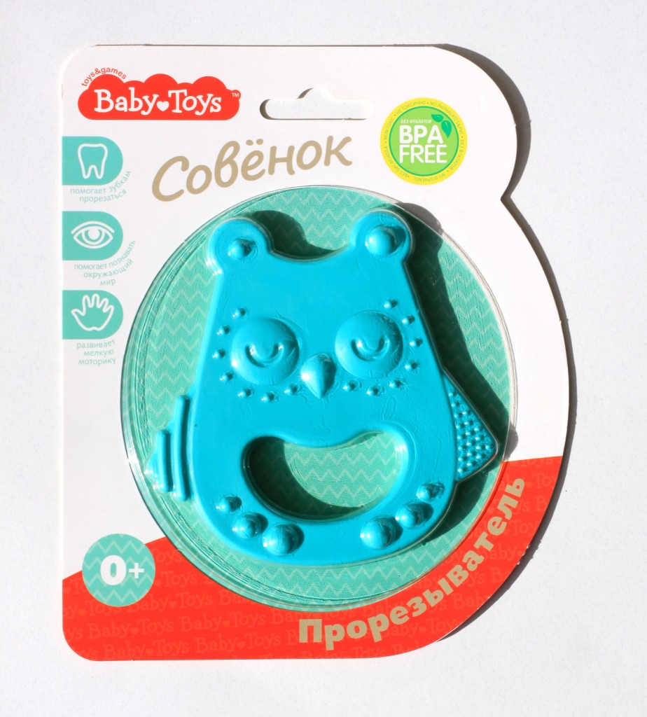 Прорезыватель "Совенок" Baby Toys арт.04134