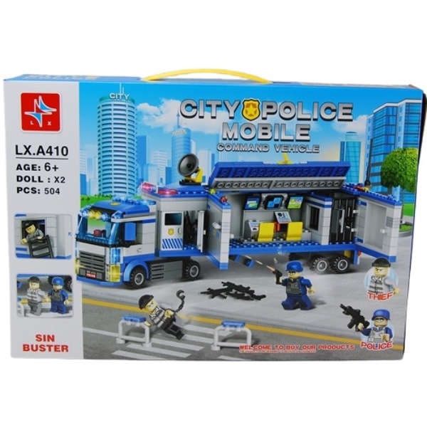 Конструктор Сити LXA410, 504 дет