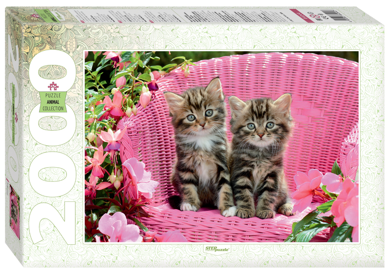 Пазлы 2000 эл. "Милые котята" №84044
