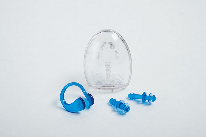 набор для защиты ушей и носа от попадания воды: беруши -2шт,зажим для