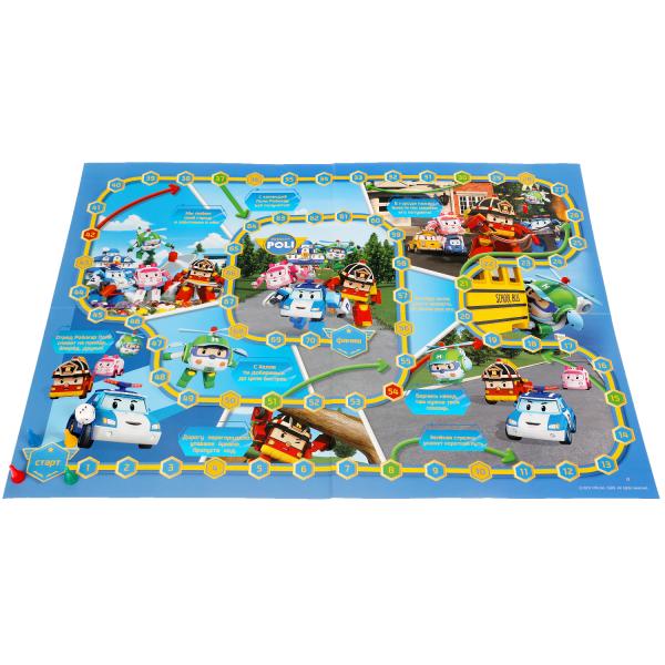 Робокар Поли. Настольная игра-ходилка. Умные игры в кор.20шт