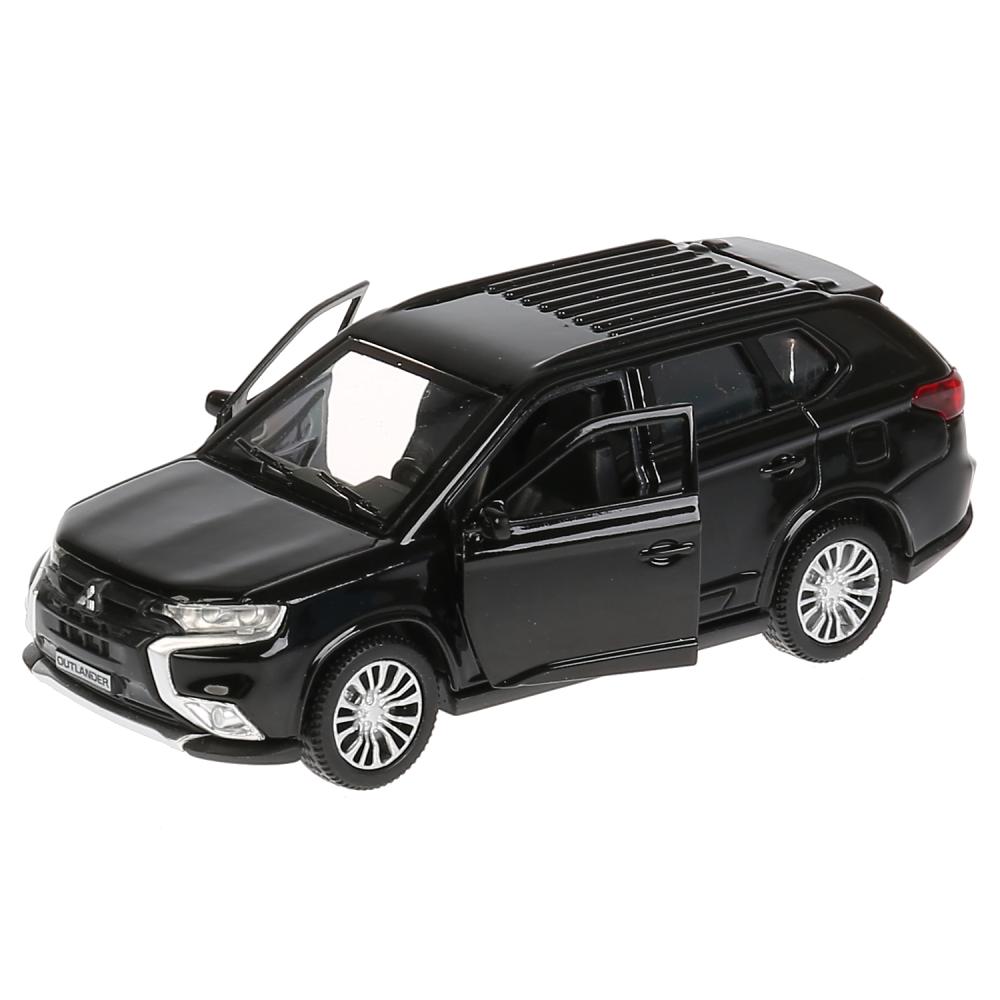 Машина металл "MITSUBISHI OUTLANDER" 12см, открыв. двери, инерц, черный в кор Технопарк