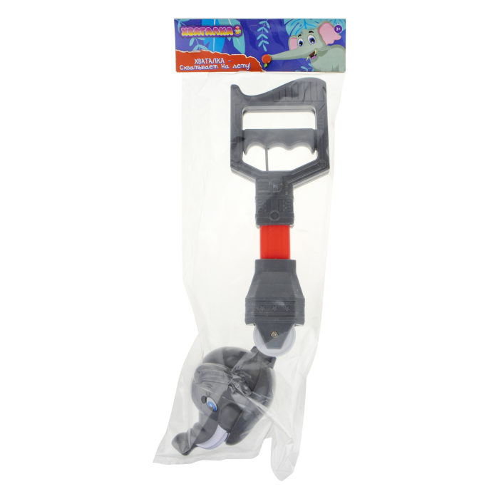 1TOY Хваталка  "Слон" 35*9 см., пакет с хедером 